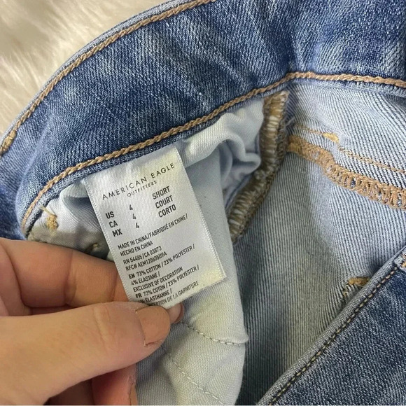 American Eagle High Rise Jegging Jeans Size 4 Short The Dream Jean - Picture 4 of 8